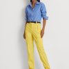 Žluté dámské kotníkové kalhoty Ralph Lauren Featherweight Twill Cargo Žluté dámské kotníkové kalhoty Ralph Lauren Featherweight Twill Cargo