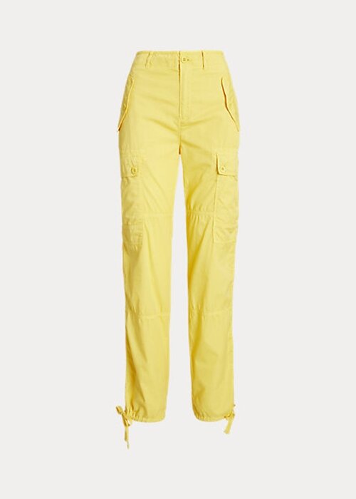 Žluté dámské kotníkové kalhoty Ralph Lauren Featherweight Twill Cargo Žluté dámské kotníkové kalhoty Ralph Lauren Featherweight Twill Cargo
