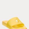 Žluté dámské pantofle Ralph Lauren Big Pony Žluté dámské pantofle Ralph Lauren Big Pony