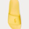 Žluté dámské pantofle Ralph Lauren Big Pony Žluté dámské pantofle Ralph Lauren Big Pony