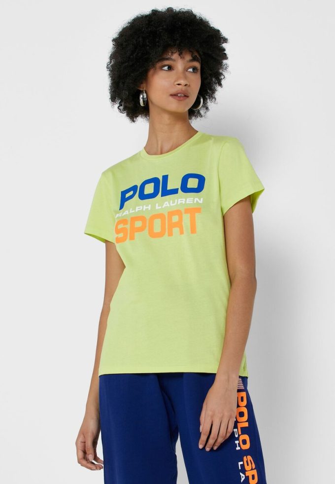 Žlutá dámská polo trička Ralph Lauren Žlutá dámská polo trička Ralph Lauren