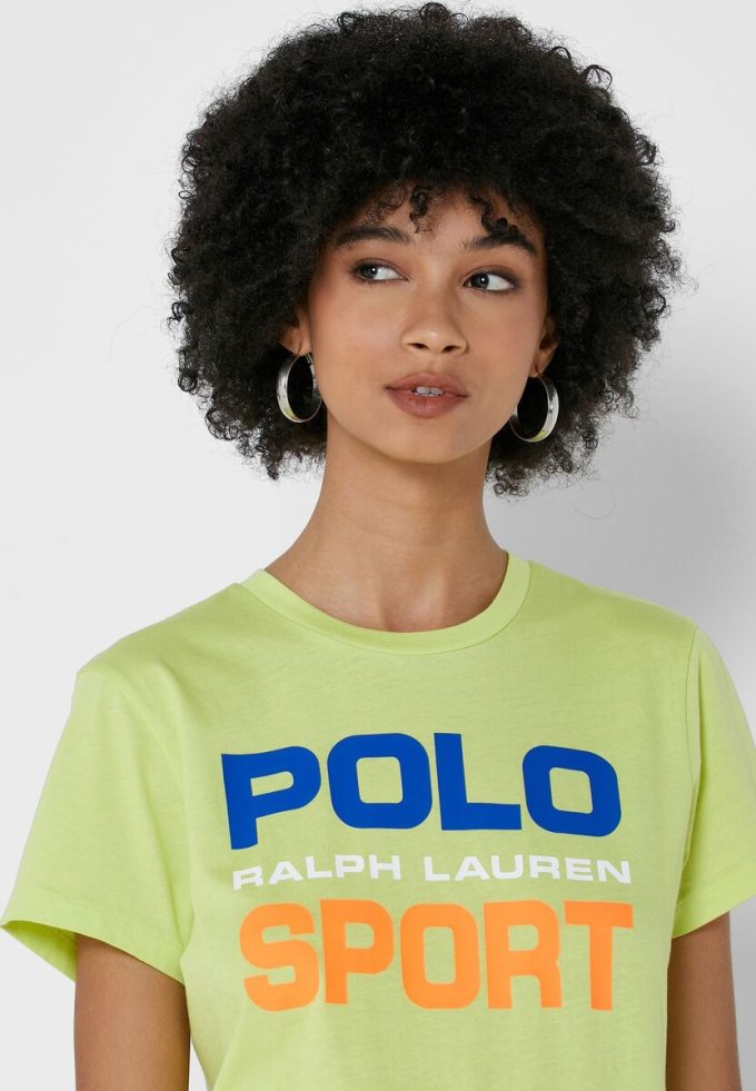Žlutá dámská polo trička Ralph Lauren Žlutá dámská polo trička Ralph Lauren