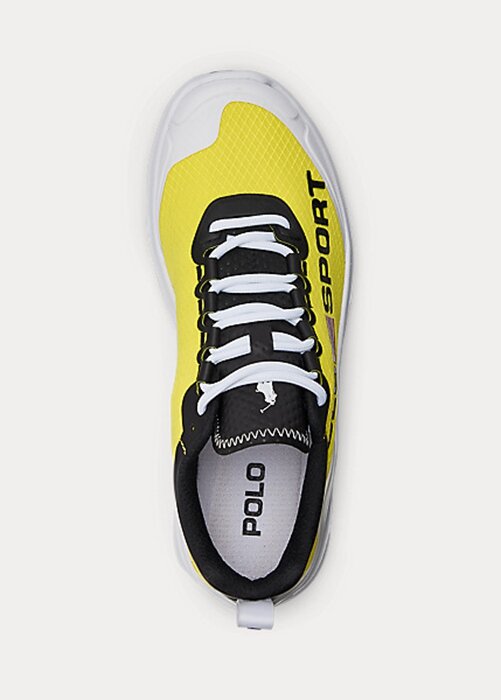 Žluté / černé dámské tenisky Ralph Lauren Polo Sport Tech Racer Žluté / černé dámské tenisky Ralph Lauren Polo Sport Tech Racer