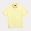 Žluté pánské bavlněno-lněné polokošile Ralph Lauren Classic Fit Žluté pánské bavlněno-lněné polokošile Ralph Lauren Classic Fit