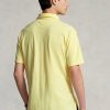 Žluté pánské bavlněno-lněné polokošile Ralph Lauren Classic Fit Žluté pánské bavlněno-lněné polokošile Ralph Lauren Classic Fit