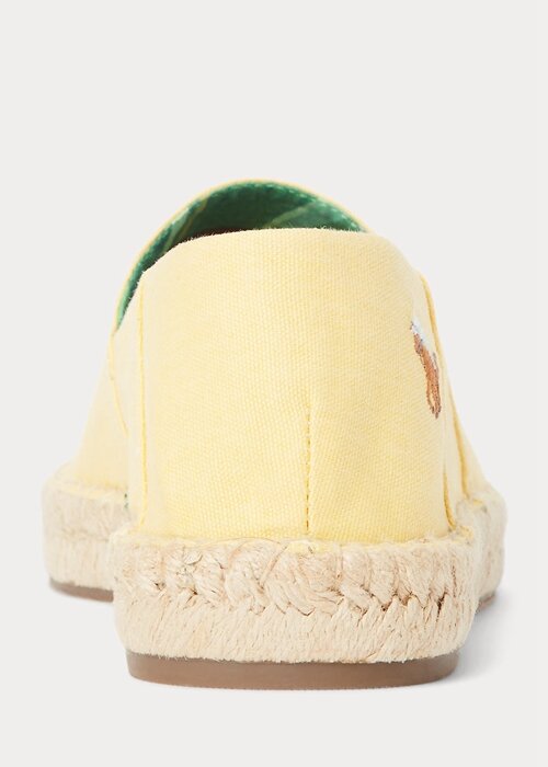 Žlutá pánská espadrilka z praného plátna Ralph Lauren Cevio Žlutá pánská espadrilka z praného plátna Ralph Lauren Cevio