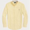 Žluté pánské košile Oxford Slim Fit Ralph Lauren