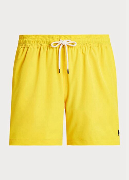 Žluté pánské šortky Ralph Lauren Traveler Swimming Trunk Žluté pánské šortky Ralph Lauren Traveler Swimming Trunk