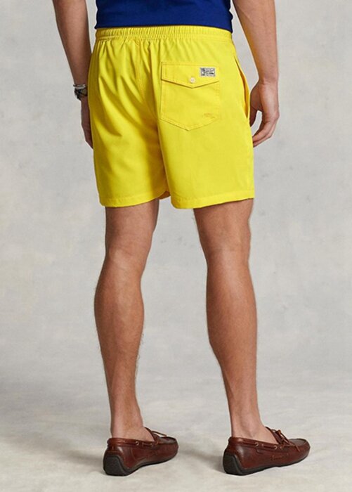 Žluté pánské šortky Ralph Lauren Traveler Swimming Trunk Žluté pánské šortky Ralph Lauren Traveler Swimming Trunk