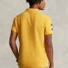 Žluté pánské polokošile Ralph Lauren Classic Fit Crest Mesh