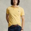 Žluté pánské polokošile Slim Fit Mesh Ralph Lauren Custom