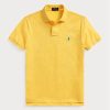 Žluté pánské polokošile Slim Fit Mesh Ralph Lauren Custom