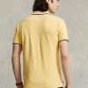Žluté pánské polokošile Slim Fit Mesh Ralph Lauren Custom