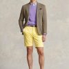 Žluté pánské strečové keprové šortky Ralph Lauren Tailored Fit Žluté pánské strečové keprové šortky Ralph Lauren Tailored Fit