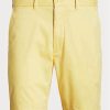 Žluté pánské strečové keprové šortky Ralph Lauren Tailored Fit Žluté pánské strečové keprové šortky Ralph Lauren Tailored Fit