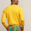 Žluté pánské svetry Ralph Lauren Cotton Crewneck Žluté pánské svetry Ralph Lauren Cotton Crewneck