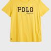 Žlutá pánská trička Ralph Lauren Logo Crew Neck