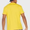 Žlutá pánská trička Ralph Lauren Logo Crew Neck