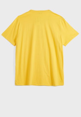 Žlutá pánská trička Ralph Lauren Logo Crew Neck