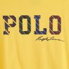 Žlutá pánská trička Ralph Lauren Logo Crew Neck