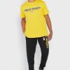 Žlutá pánská trička Ralph Lauren Logo Crew Neck