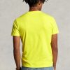 Žlutá pánská trička Slim Fit Crewneck Ralph Lauren Custom Žlutá pánská trička Slim Fit Crewneck Ralph Lauren Custom