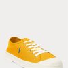 Žluto/modré pánské tenisky Ralph Lauren Essence 100 Canvas Cap-Toe Žluto/modré pánské tenisky Ralph Lauren Essence 100 Canvas Cap-Toe