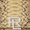 Měděná dámská kabelka Ralph Lauren The Python RL Top Handle