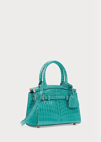 Mint Dámská kabelka Ralph Lauren Alligator Mini Rl50