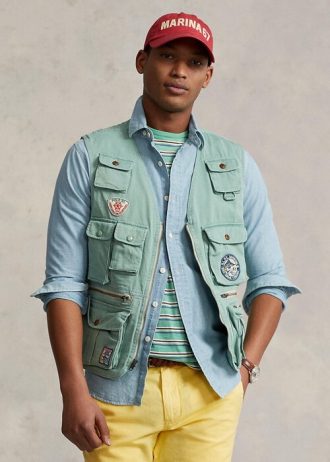 Mint Pánská užitková vesta Ralph Lauren Chino