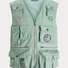 Mint Pánská užitková vesta Ralph Lauren Chino
