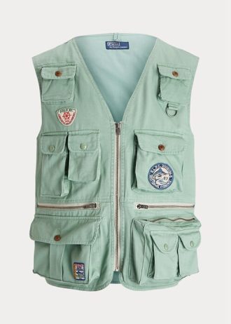 Mint Pánská užitková vesta Ralph Lauren Chino