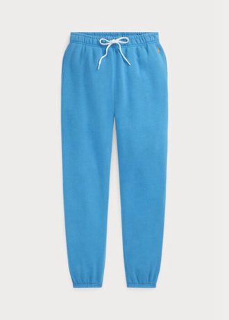 Modré dámské atletické kalhoty Ralph Lauren Fleece
