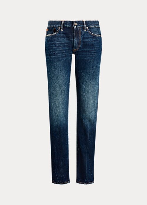 Modré dámské džíny Ralph Lauren 320 Boyfriend Jeans Modré dámské džíny Ralph Lauren 320 Boyfriend Jeans