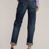 Modré dámské džíny Ralph Lauren 320 Boyfriend Jeans Modré dámské džíny Ralph Lauren 320 Boyfriend Jeans