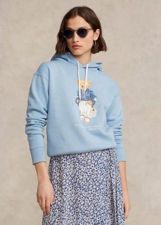 Modrá dámská fleecová mikina Ralph Lauren Polo Bear Modrá dámská fleecová mikina Ralph Lauren Polo Bear