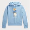 Modrá dámská fleecová mikina Ralph Lauren Polo Bear