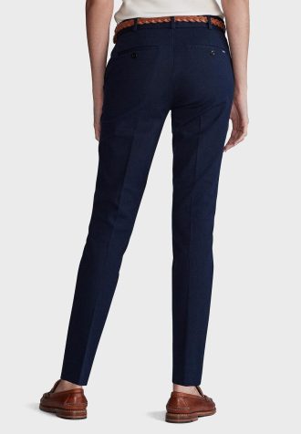 Modré dámské kalhoty Ralph Lauren Tailored