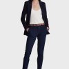 Modré dámské kalhoty Ralph Lauren Tailored Modré dámské kalhoty Ralph Lauren Tailored
