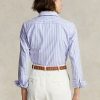 Modré dámské košile Oxford Classic Fit Ralph Lauren