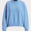 Modré dámské mikiny Ralph Lauren Fleece Crewneck Modré dámské mikiny Ralph Lauren Fleece Crewneck