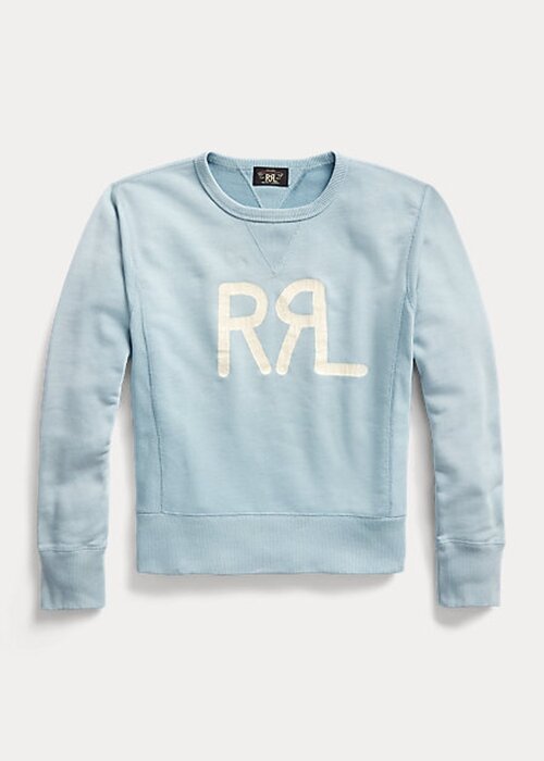 Modré dámské mikiny Ralph Lauren Logo French Terry Crewneck Modré dámské mikiny Ralph Lauren Logo French Terry Crewneck