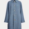 Modré dámské oversize dvoulícní autokabáty Ralph Lauren Modré dámské oversize dvoulícní autokabáty Ralph Lauren