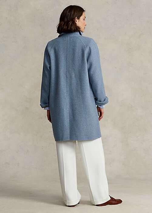 Modré dámské oversize dvoulícní autokabáty Ralph Lauren Modré dámské oversize dvoulícní autokabáty Ralph Lauren