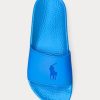 Modré dámské pantofle Ralph Lauren Big Pony