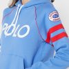 Modrá dámská pletená mikina s kapucí Ralph Lauren Graphic Modrá dámská pletená mikina s kapucí Ralph Lauren Graphic