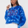 Modré dámské pletené mikiny Ralph Lauren Crew Neck