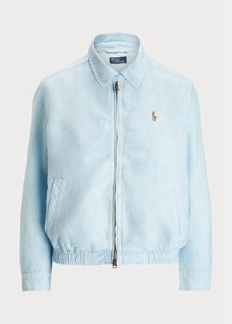 Modrá dámská plátěná větrovka Ralph Lauren