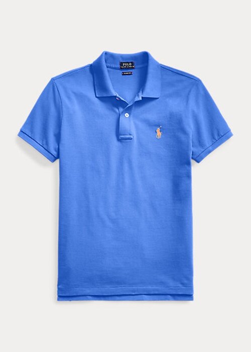 Modré dámské polokošile Ralph Lauren Classic Fit Mesh Polo Modré dámské polokošile Ralph Lauren Classic Fit Mesh Polo