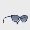 Modré dámské sluneční brýle Ralph Lauren 0Ra5274 Wayfarer